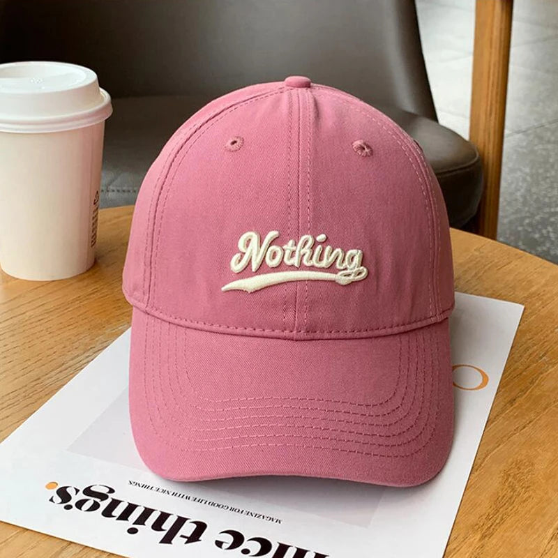 RICYGVM Letter Embroidery Baseball Hat For For Women Men Fashion Duck Tongue Cap Outdoor Sunshade Peaked Caps Solid Color Visors